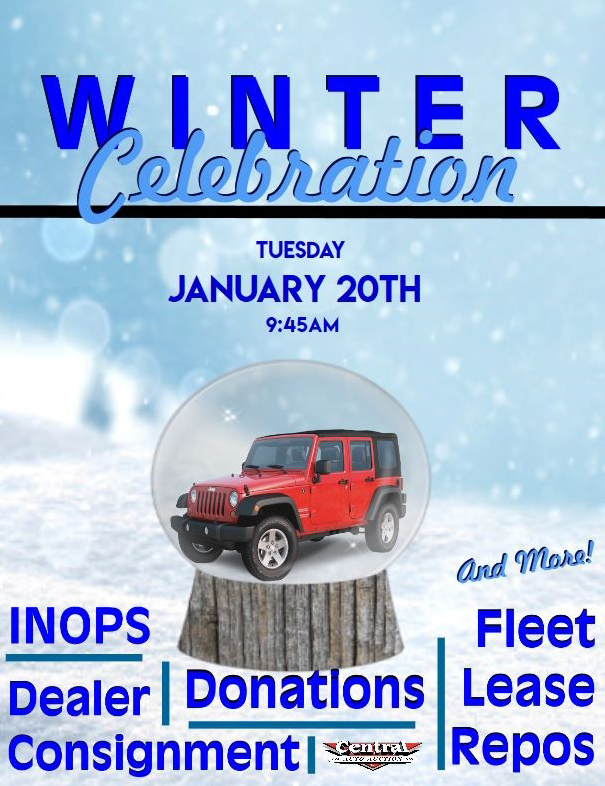 New at Central Auto Auction