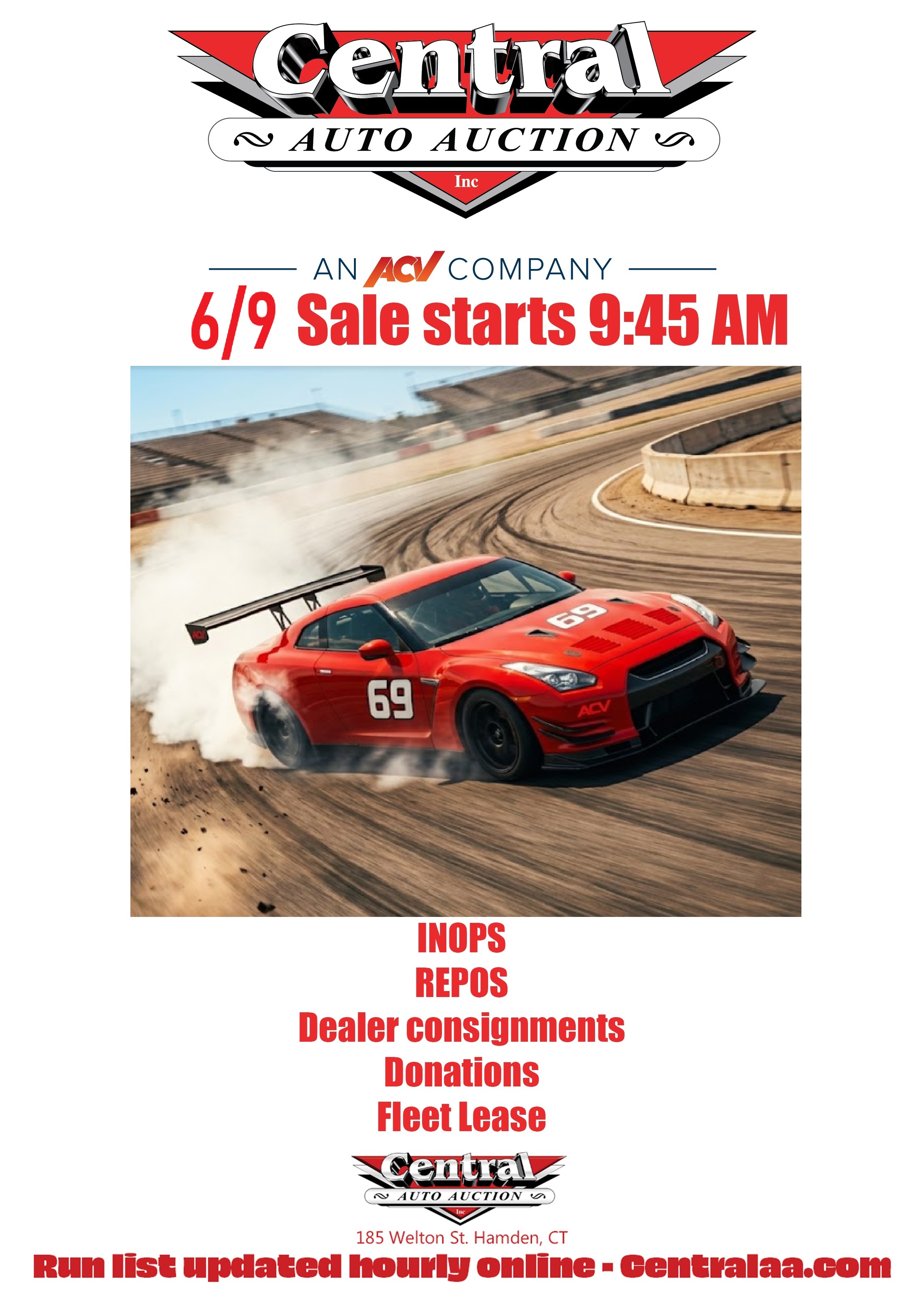New at Central Auto Auction