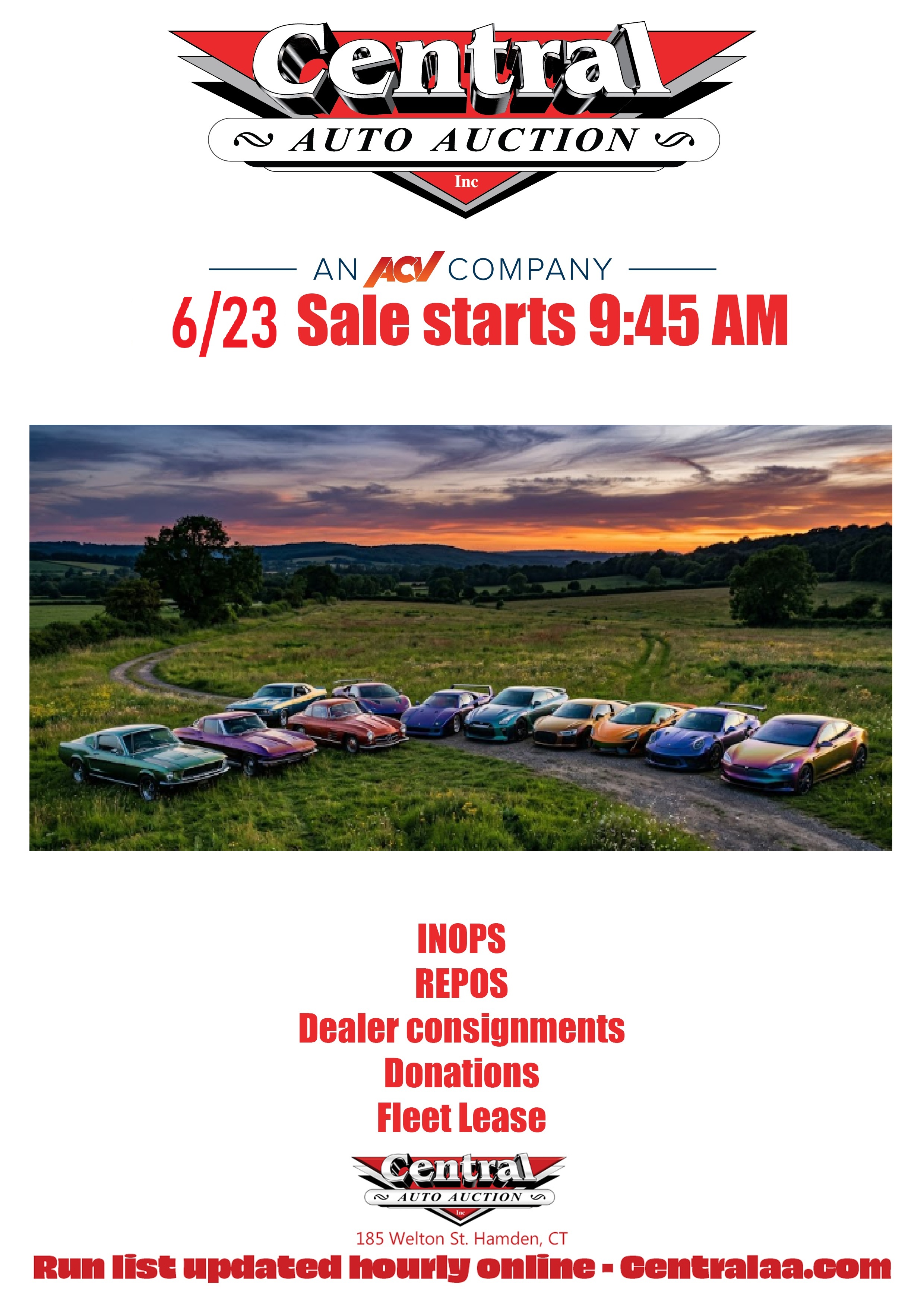 New at Central Auto Auction