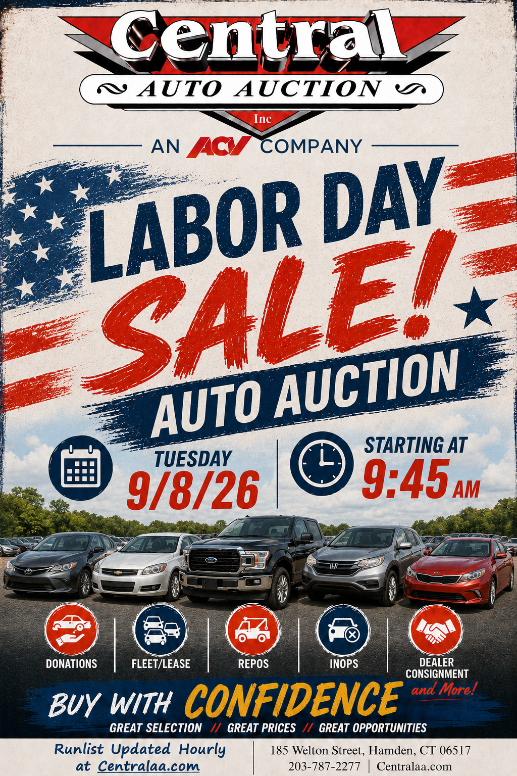 New at Central Auto Auction