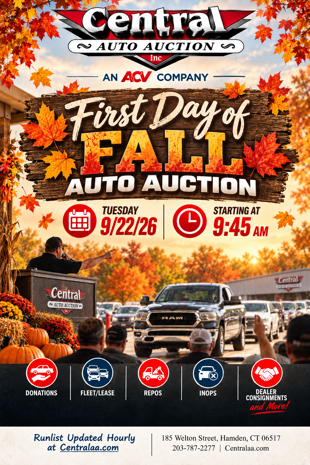 New at Central Auto Auction