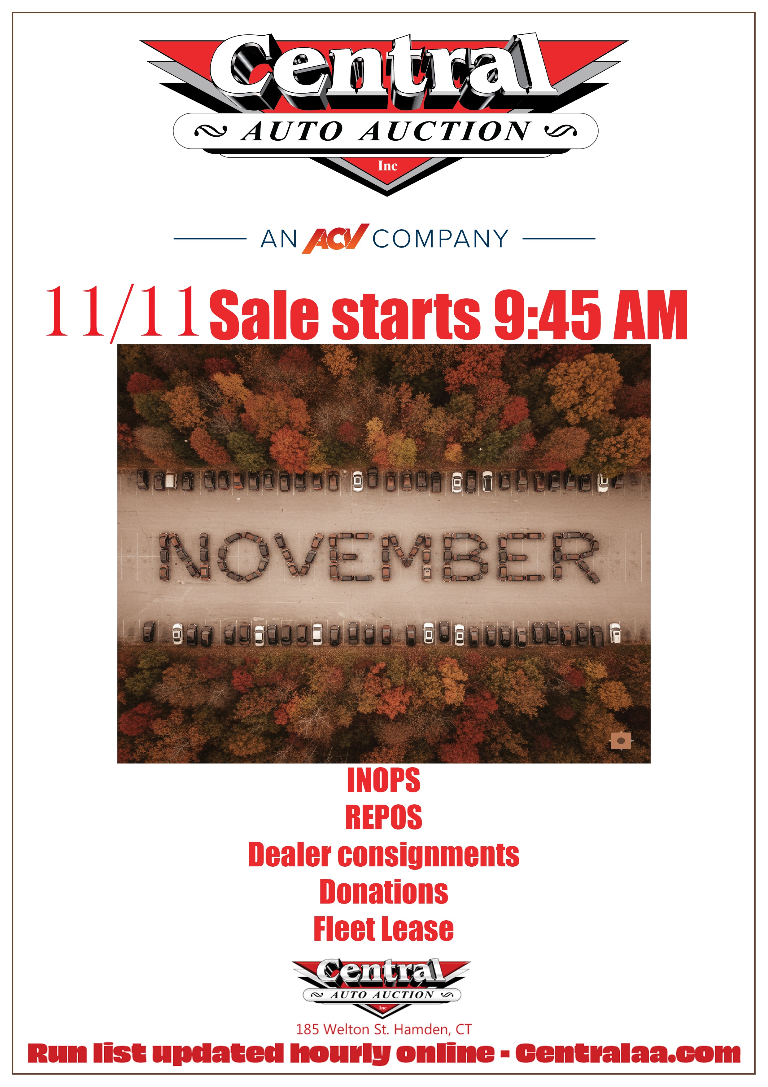 New at Central Auto Auction