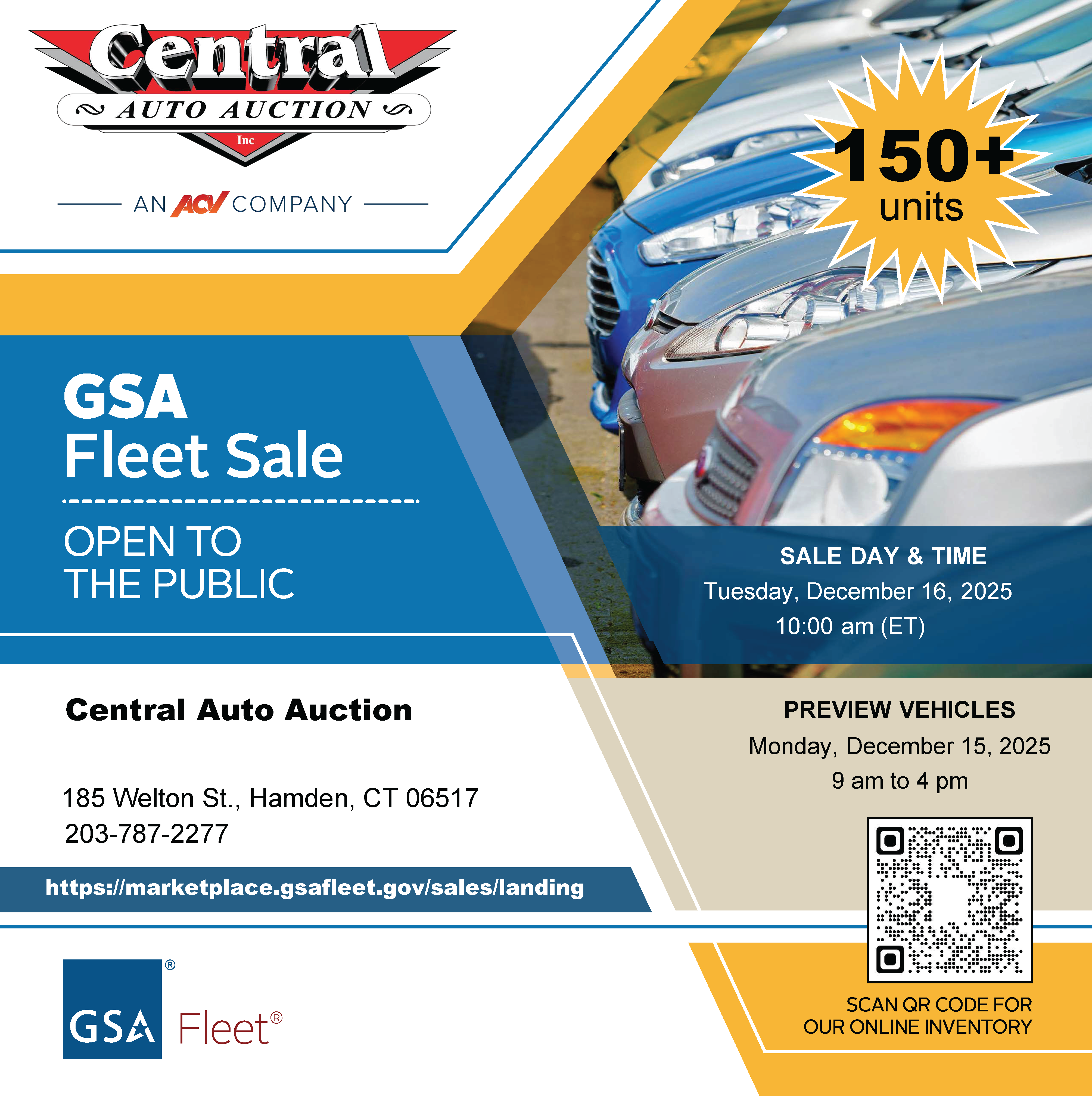 New at Central Auto Auction